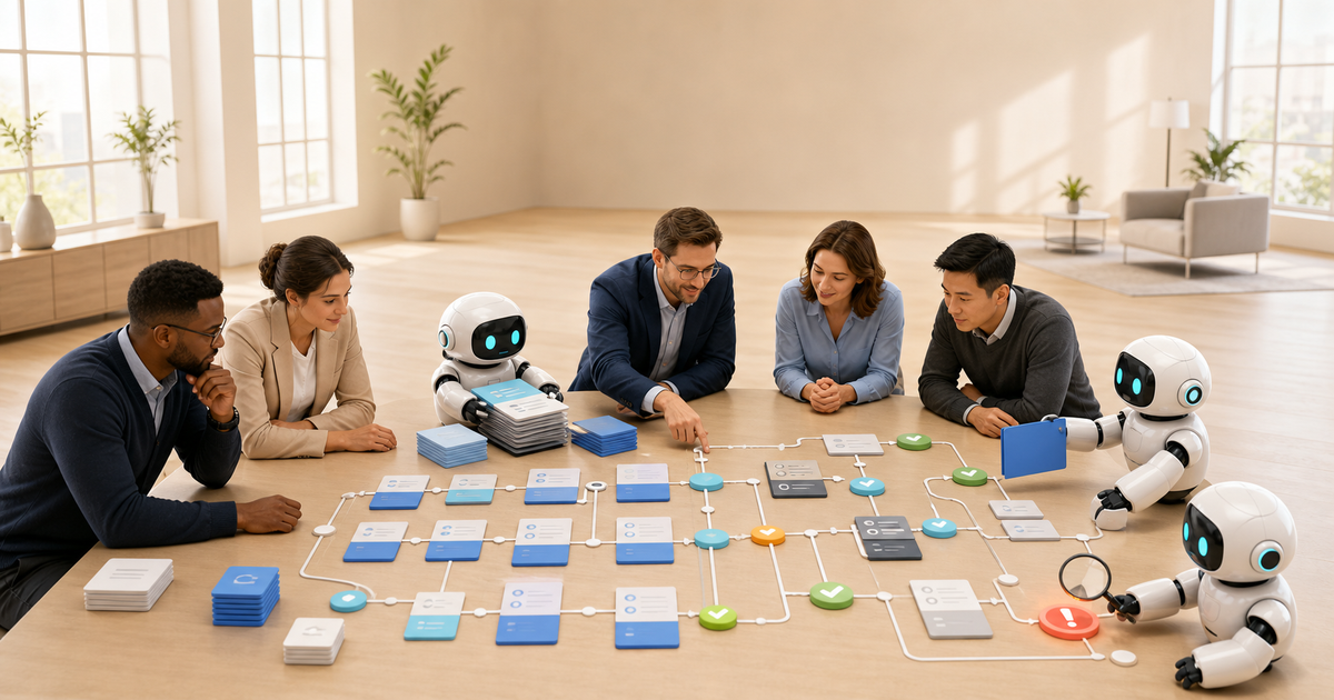 Cómo las empresas medianas pueden mapear las transferencias interfuncionales antes de automatizarlas